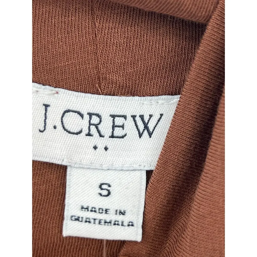 J. Crew Women's Tissue Turtleneck Sweater Long Sleeves Classic Brown Size S NWT
